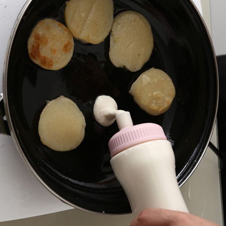 dgthe-muffins-วาฟเฟิลเค้กแพนเค้กเครื่องจ่ายแป้งเหลวขนมช่องทางอบกล่องแยกเก็บเครื่องมือถ้วย