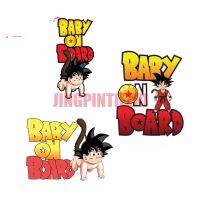 2023 NEW Cartoon STICKT Baby on Board Goku Anime Car Sticker Decal for Bicycle Motorcycle Accessories Laptop Helmet Trunk Wall Stickers