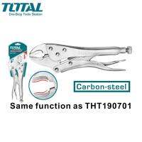 TOTAL คีมล็อคปากโค้ง 7 นิ้ว รุ่น THT190703 ( Curved Jaw Locking Plier ) คีมล็อก วัสดุ Carbon Steel