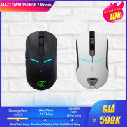 Chuột Không Dây Ajazz DMW150 RGB Black White- Dual mode 2.4G Type