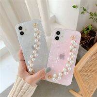 （cold noodles）เคสสังข์ใสครึ่งนิ้วสำหรับ Huawei P50 P40 Lite P30 Pro P20 Mate 10 20 30 Nova 5T 8 7i SE พร้อมสายรัดข้อมือ