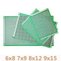 【YF】☄☾∈  20pcs/lot 6x8 7x9 8x12 9x15cm Side Prototype PCB Printed Circuit Board Protoboard