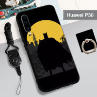 คลุมทั้งหมดเคสโทรศัพท์เคสสำหรับหัวเหว่ยแบบนุ่ม P30ฝามีที่ถือวงแหวนโทรศัพท์2022ป้องกันการตกป้องกันรอยขีดข่วนและเชือก