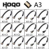 HOQO A3 Cabo FPV micro HDMI-compatible flexible flat cable mini hdmi to hdmi ffc female 20pin 0.5mm fpc for GoPro Raspberry Pi 4