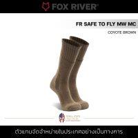 FOX RIVER MILLS - SAFE TO FLY MW MC ถุงเท้าข้อสูง แถบหนา สีพื้น สีสุภาพ ถุงเท้าหุ้มข้อ เนื้อผ้านุ่ม