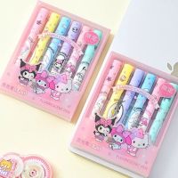 พร้อมส่ง ปากกาไฮไลท์ ลาย Sanrio เซต 6 แท่ง 6 สี