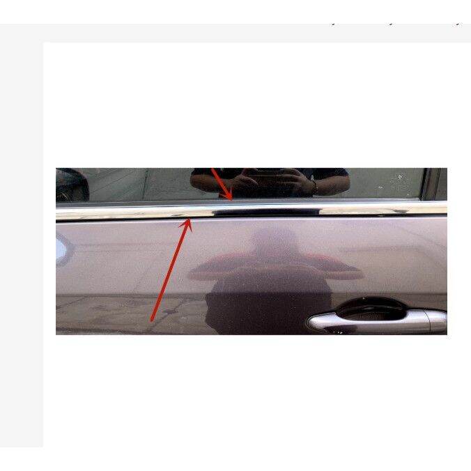 KANCIL Window Trim Chrome Lining Door Belt Moulding 4PCS Lazada
