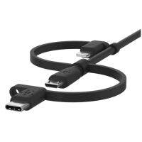 BELKIN  3 IN 1 CHARGING CABLE (สายชาร์จอเนกประสงค์) BOOST CHARGE UNIVERSAL CABLE (USB-A TO MICRO USB/USB-C/LIGHTNING 2.4 [# คอมพิวเตอร์ จัดสเปกคอม อุปกรณ์คอมพิวเตอร์ จัดสเปค computer computers jib online advice banana it city แอดไวซ์ lazada ออนไลน์ ]