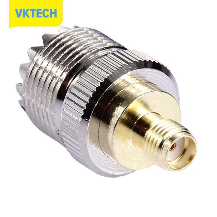 [vktech] So239 Sl16 Sma Female To Uhf Female Rf Coaxial Connector Rf Coax Adapter Lazada