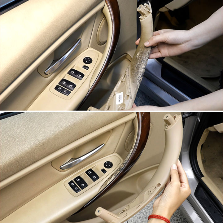 ร้อนขายอุปกรณ์เสริมในรถยนต์สำหรับ-bmw-3-series-316d-318d-f31-320i-11-19ประตูด้านในแผงจับดึงตัดปก51417279311
