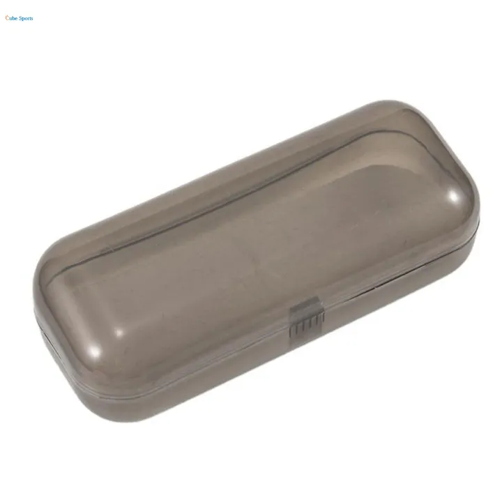 Hard Eyeglass Case Compression Resistant Rectangular Clear Plastic