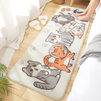 Lamb Wool Long Car Bedside Decorative Floor Mats Bedroom Rugs Super Soft Plush Foot Mat Absorbent Non-slip Bathroom Door Mat