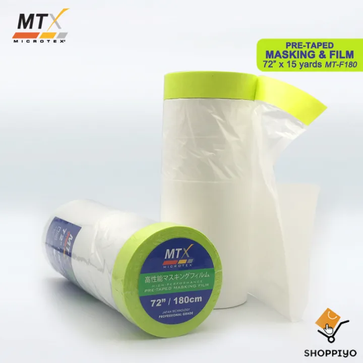 Microtex MTX High Performance Pre Taped Masking Film 72