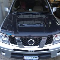 [Clearance Sale] Econ GT ฝากระโปรงคาร์บอน ไฟเบอร์ - คาร์บอน เคฟล่า NISSAN Navara D40 (ลายสอง)