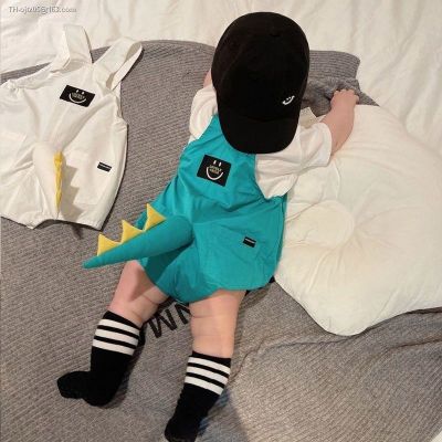 Baby baby clothes Xia Chao of triangle ha clothing web celebrity straps climb romper suit in summer