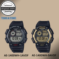 Time&amp;Time CASIO Standard นาฬิกาข้อมือ สายเรซิน รุ่น AE-1400WH, AE-1400WH-1AVDF, AE-1400WH-9AVDF (ประกันศูนย์ CMG)