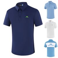 Summer golf Clothing Short-Sleeved Mens Outdoor Sports POLO Shirt golf Jersey Customized Breathable Quick-Drying Jersey