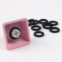 120pcs Black Transparent Rubber Mute Coil For Mechanical Keyboard Keycaps Shorten Key Travel Vibration Noise Reduction Mute Ring