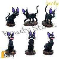 【hot sale】 ♝ B09 LANFY Kawaii Kikis Delivery Service Cartoon Action Figure Kiki Black Cat Figures Toy Kids Toys Ornaments Anime Doll Children Gift Model Doll Peripherals Doll