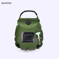 SportsTop 20l กระเป๋าเครื่องสำอางค์พลังงานแสงอาทิตย์พกพาได้ด้วยความจุขนาดใหญ่กระเป๋าที่เก็บน้ำสำหรับกลางแจ้งเดินป่าตั้งแคมป์ตั้งแคมป์