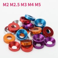 M2 M2.5 M3 M4 M5 Anodized Colorful Aluminum Alloy Countersunk Head Gasket Flat Head Washer