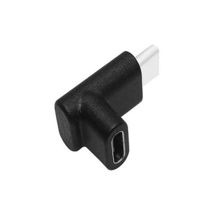 2pcs 90 Degree Type C Adapter, USB C Male to Female Adapter Upward and