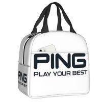 Golf Logo Lunch Box Women Waterproof Cooler Thermal Food Insulated Lunch Bag Kids School Children Portable Picnic Tote Bags
