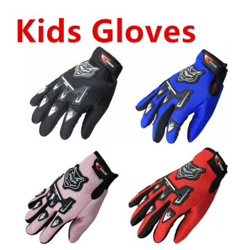 Boys motorbike top gloves