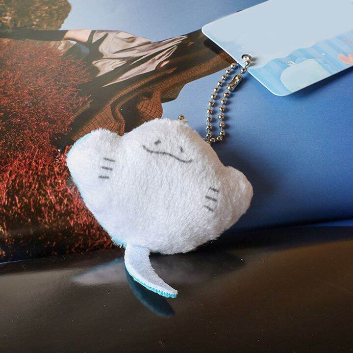 ตุ๊กตาการ์ตูนกำมะหยี่จี้ตุ๊กตา-astella-พวงกุญแจตุ๊กตามาร์เรย์น่ารัก-boneka-mainan-สัตว์ทะเลสำหรับเด็กผู้หญิงไอเดียของขวัญที่สมบูรณ์แบบ