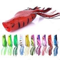 hot！【DT】 1PCS Frog  Hard Bass Bait Snake 70mm/14g Topwater Sillicon Fishing Lures Tackle