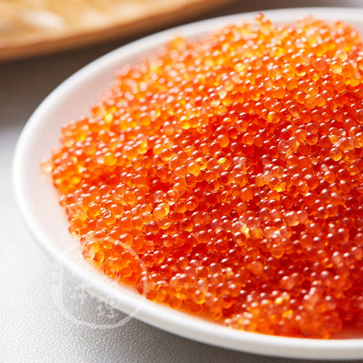 T sushi flying fish roe big red crab roe instant red crab roe wonton