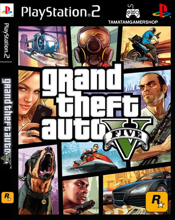 แผ่นเกมส์ Gtav Ps2 Grand Theft Auto V แผ่นเกมGtav เพล2เกมยอดฮิต |  Lazada.Co.Th