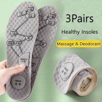 Deodorant Healthy Insoles for Shoes Massage Acupoints Arch Support Plantar Fasciitis Template Insole Men Women Shoe Sole Pads Shoes Accessories