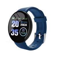 D18 Sport Fitness Smart Watch With Pressure Rate Heart Call Message Reminder Monitoring Vibration Push Blood