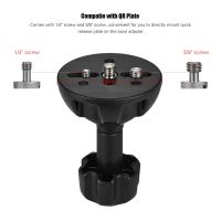 75mm 38 Half Ball Flat to Bowl Adapter Riser Cradle Converter for Video Tripod Fluid Head Tripod DSLR Rig Camera