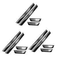 THLS3Z 12X Car Door Sill Cover Accessories for Mazda Cx-30 Cx30 Car Stainless Steel Scuff Pedal Sticker 2019 2020