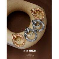 [COD] circle corn and style earrings gold-plated popular niche cross-border wholesale atmospheric trendy female