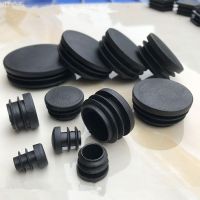 ﺴ Tube Pipe Inserts Plug Bung Insert Stopper For Chair Leg Pipe tapon tubo redondo Black Round Plastic Blanking End Cap