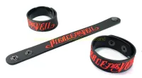 PIERCE THE VEIL ริสแบนด์ วงดนตรี wristband ร็อค อีโม เดธ แทรส เมทัล ป๊อป เกาหลี วัสดุ ยางซิลิโคน เกรดพรีเมี่ยม ปั๊มนูน พรีเมี่ยม พร้อมส่งทุกเส้น PTV96NNN