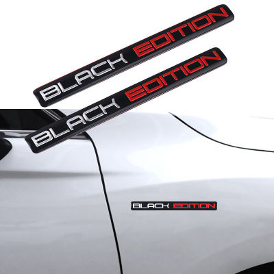 ป้ายรถจักรยานยนต์สติกเกอร์สีดำอลูมิเนียมรถสไตล์ Edition สำหรับ Honda BMW Benz Suzuki Toyota