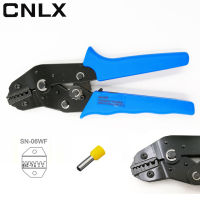 SN-06WF 0.25-6mm2 Crimping Pliers Crimper Press Hand Tool 22-10AWG for End-sleeve Cable Clamp Locking Terminals