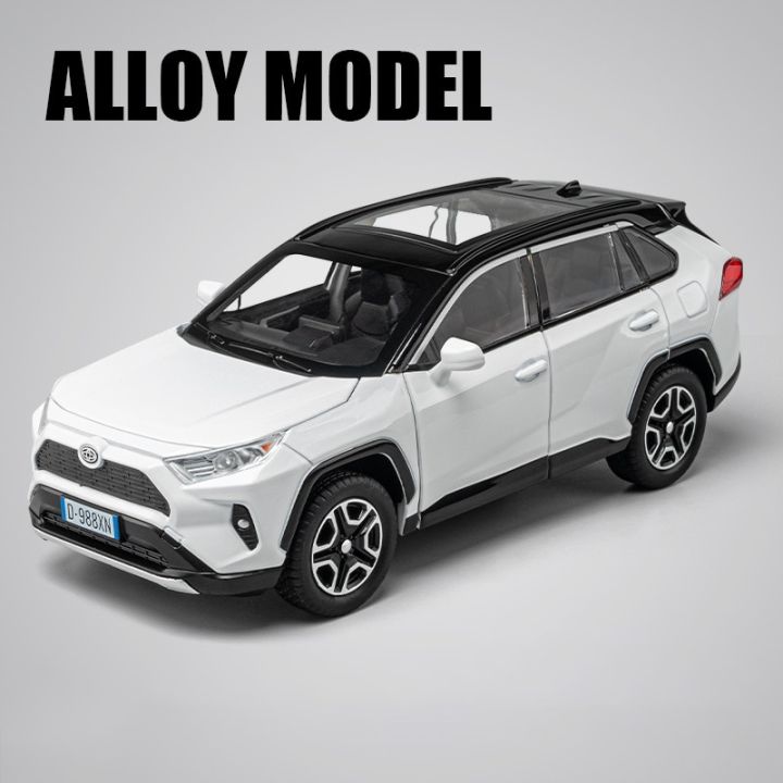 1-22-rav4-suv-alloy-cast-toy-car-model-sound-and-light-pull-back-childrens-toy-collectibles-birthday-gift