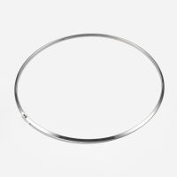 1pc  304 Stainless Steel Choker Necklaces Neck Wire Necklaces Neck Wire Necklaces Stainless Steel Color 5-3/8 inch(137mm)