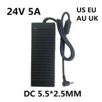 เครื่องขยายเสียง24โวลต์อะแดปเตอร์ AC100-240V ไปยัง DC24V 4.5A 5A แหล่งจ่ายไฟสำหรับ TPA3116 TDA7498E เครื่องขยายเสียงสหภาพยุโรปเสียบ