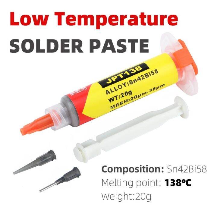 Sn42bi58 Solder Paste Low Temperature Soldering Paste Mechanic 138