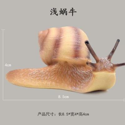 New special sand table simulation animal model of cute little snail childrens cognitive toys furnishing articles