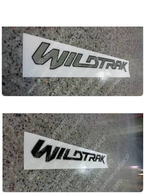 สติ๊กเกอร์แบบ ดั้งเดิมติดท้ายรถ FORD RANGER ปี 2012 - 2014 คำว่า WILDTRAK sticker ติดรถ แต่งรถ ฟอร์ด สติกเกอร์ สติกเกอ