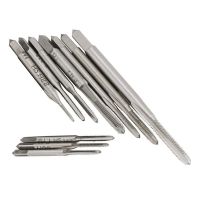 10Pcs Micro-Taps Bit Small Hand Screw Thread Taps Straight Thread Tap Screw Tap Drill Tapping Tool