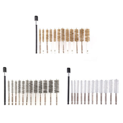 12pcs Electric Drill Hex Shank Cleaning Brush Vehicle Paint Rust Polishing Tool Paint Rust Remover Cleaning Brushes