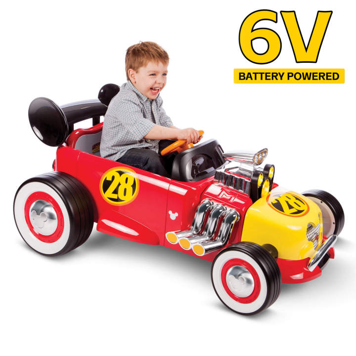 รถไฟฟ้าเด็ก-disney-mickey-roadster-racer-6-volt-battery-powered-ride-on-by-huffy-ของแท้-hola-hi-fi